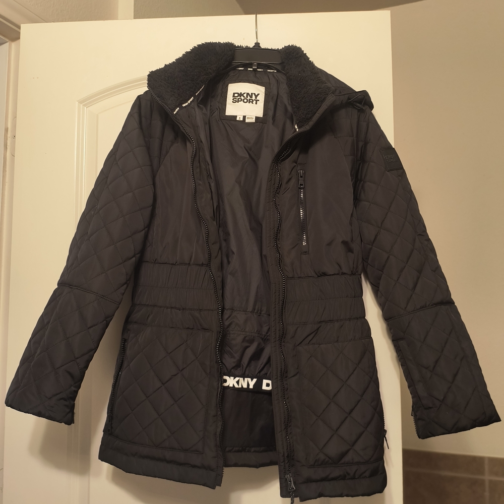 DKNY Sport Black Quilted Jacket
